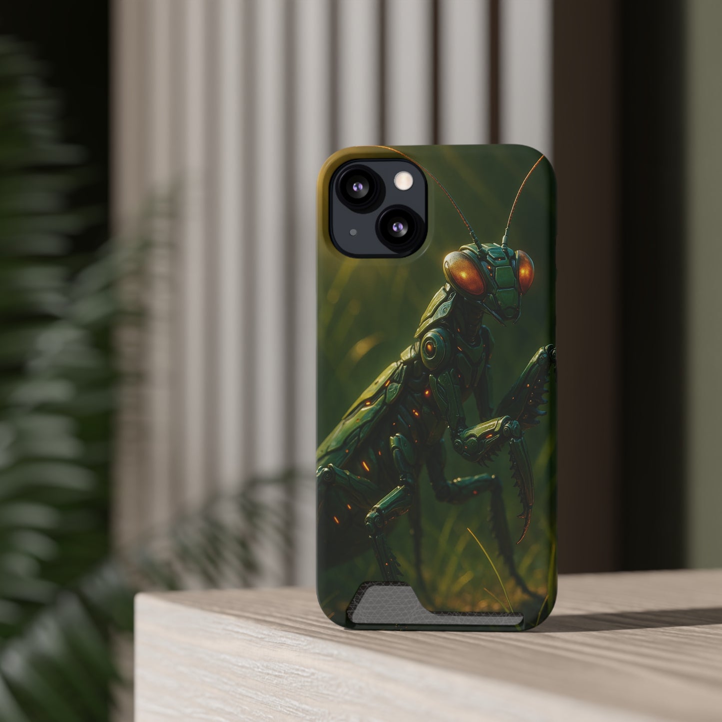 Iron Mantis • Apple iPhone 13 • MagSafe® Tough Case with Card Holder