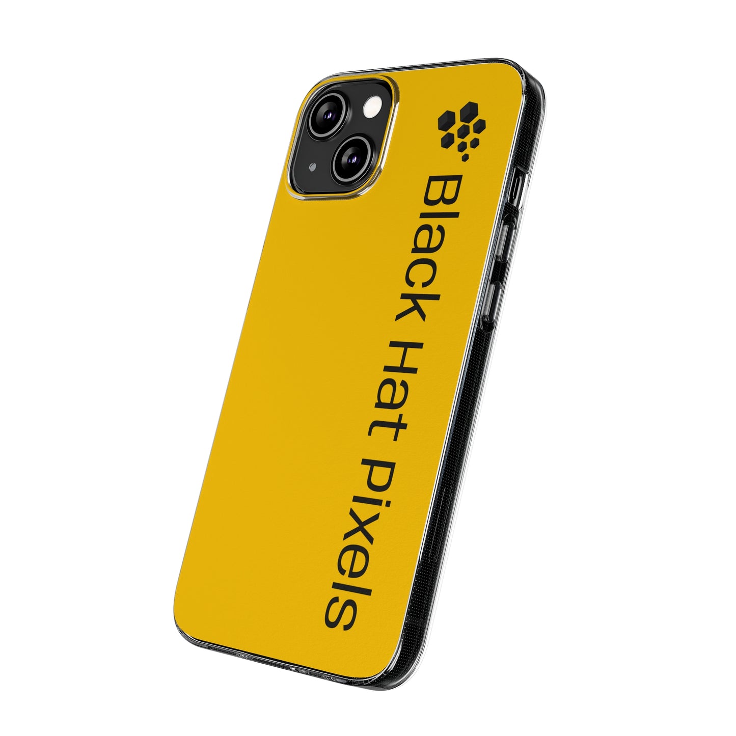 Black Hat Pixels • Apple iPhone 14 • Flexi Clear Case