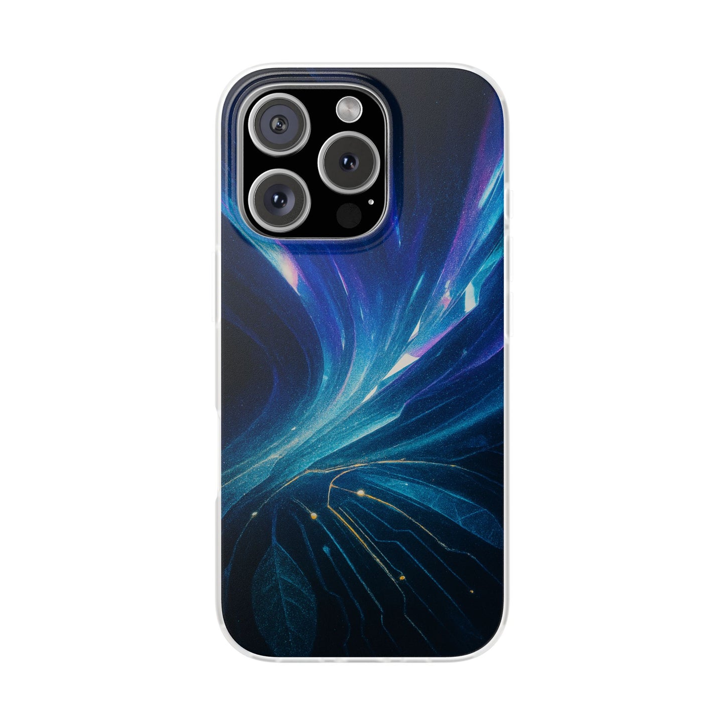 Digital Vortex • Apple iPhone 16 • Flexi Clear Case