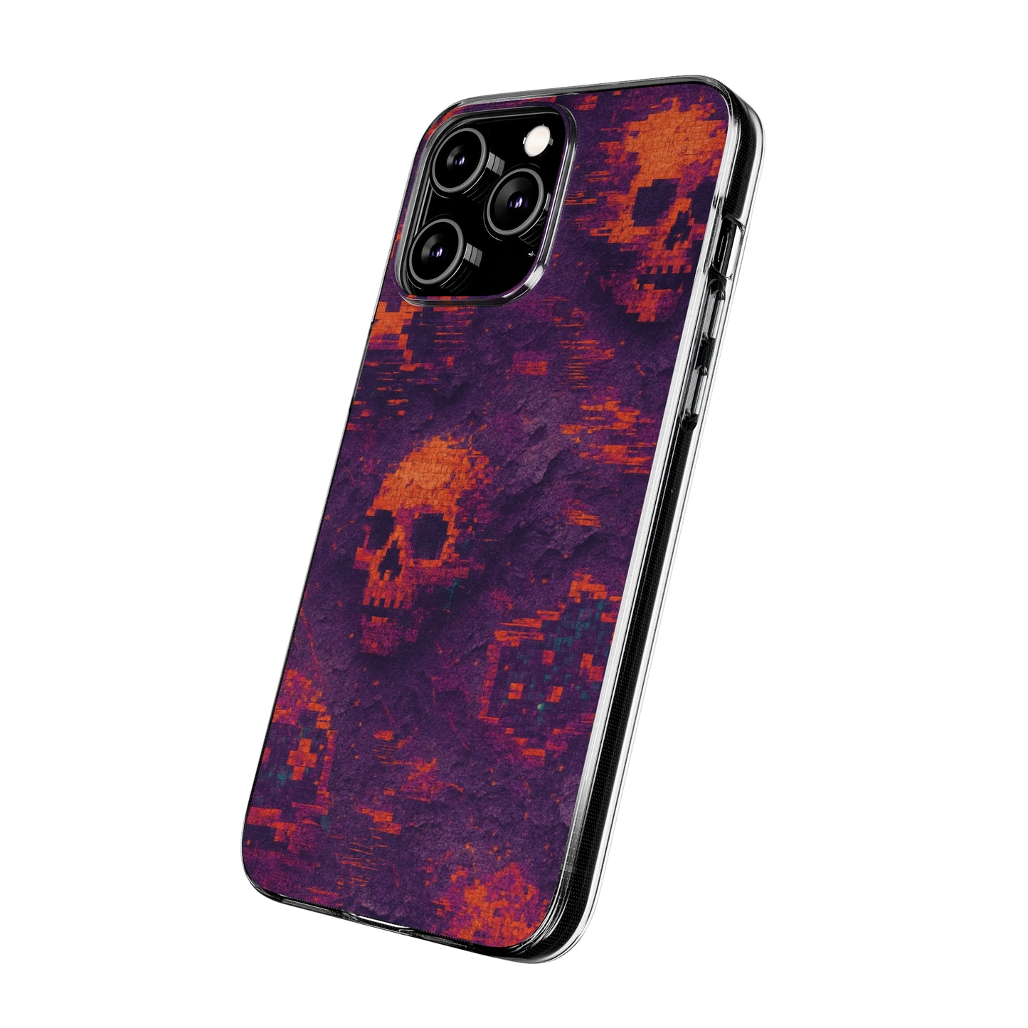 Death Glitch • Apple iPhone 14 • Flexi Clear Case
