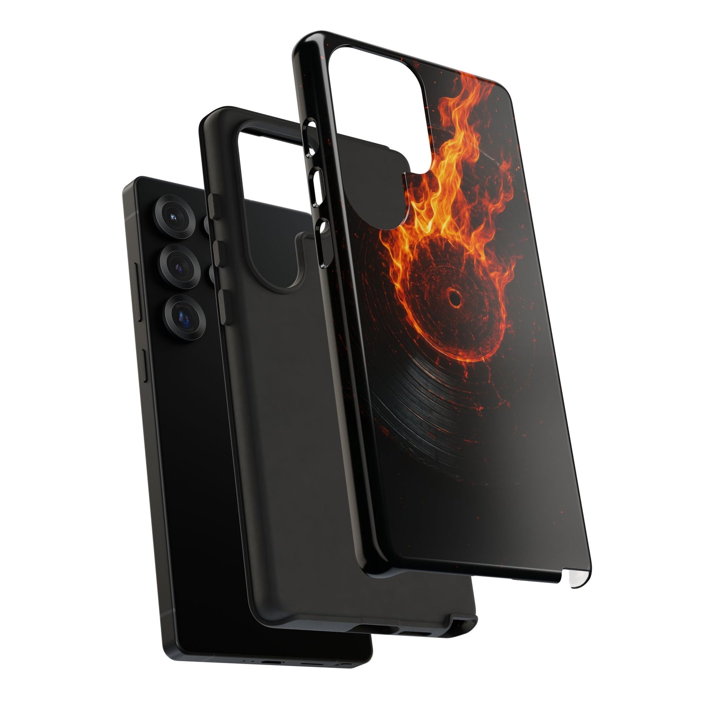 Vinyl Inferno • Samsung Galaxy S25 • MagSafe® Magnetic Tough Case