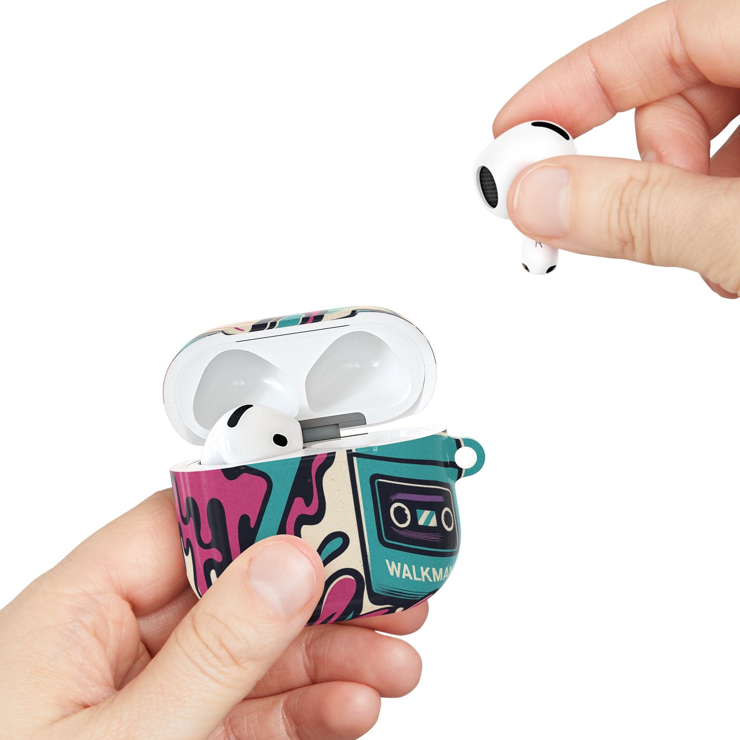 Retro Beats • AirPods Gen 4 Case (AOP)