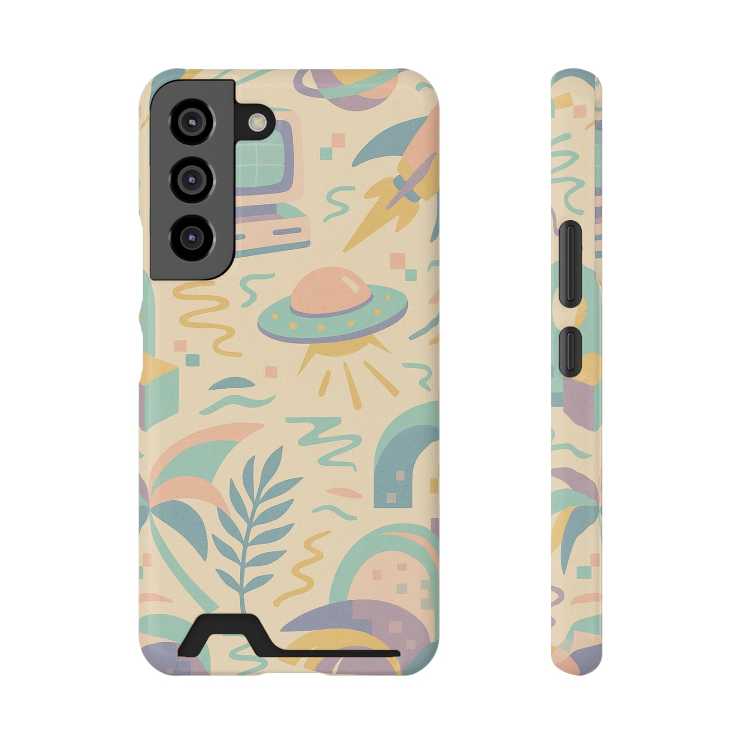 Galactic Whimsy • Samsung Galaxy S22 • MagSafe® Tough Case with Card Holder
