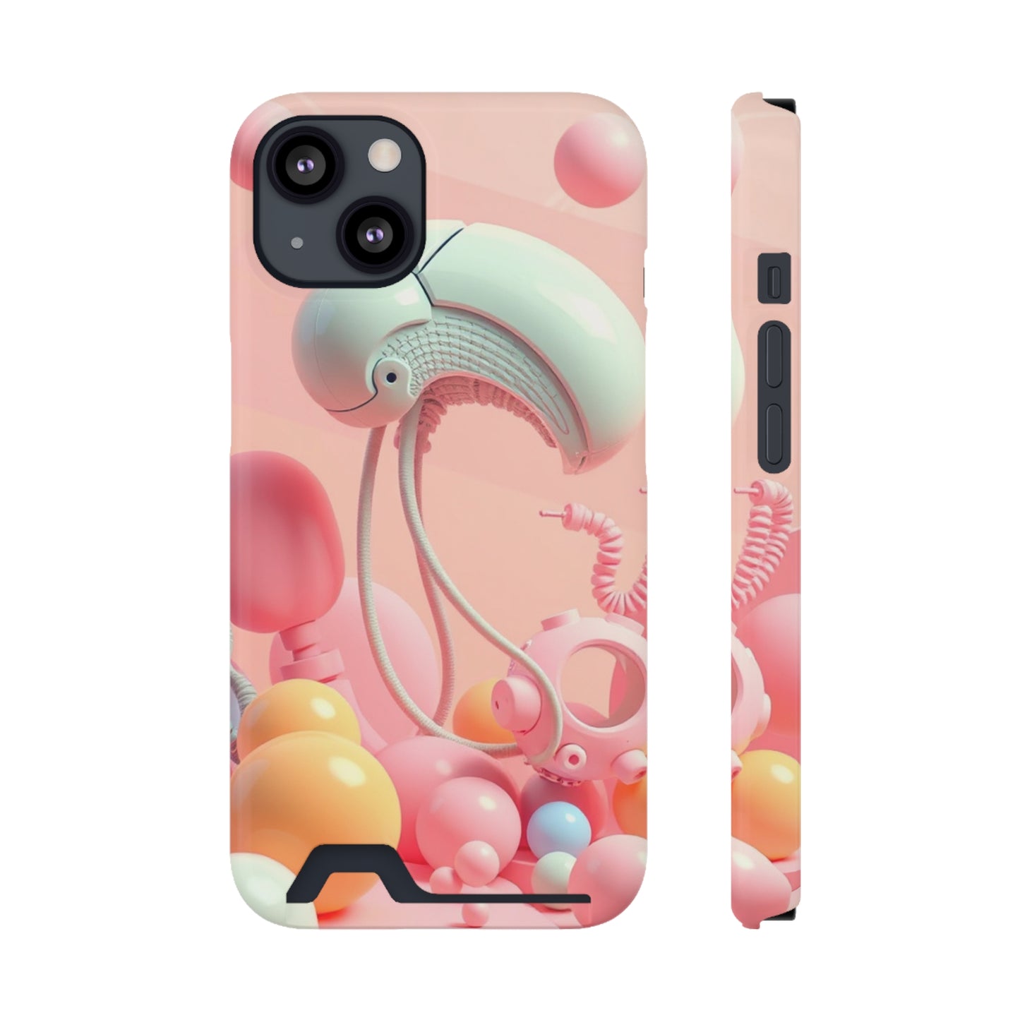 Alien Trinkets • Apple iPhone 13 • MagSafe® Tough Case with Card Holder