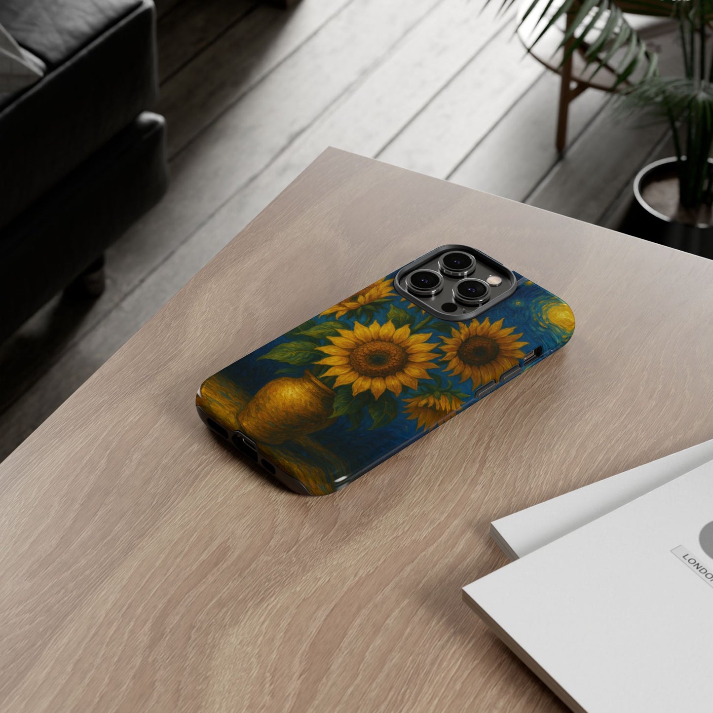 Sunflower Nights • Apple iPhone 14 • MagSafe® Tough Case