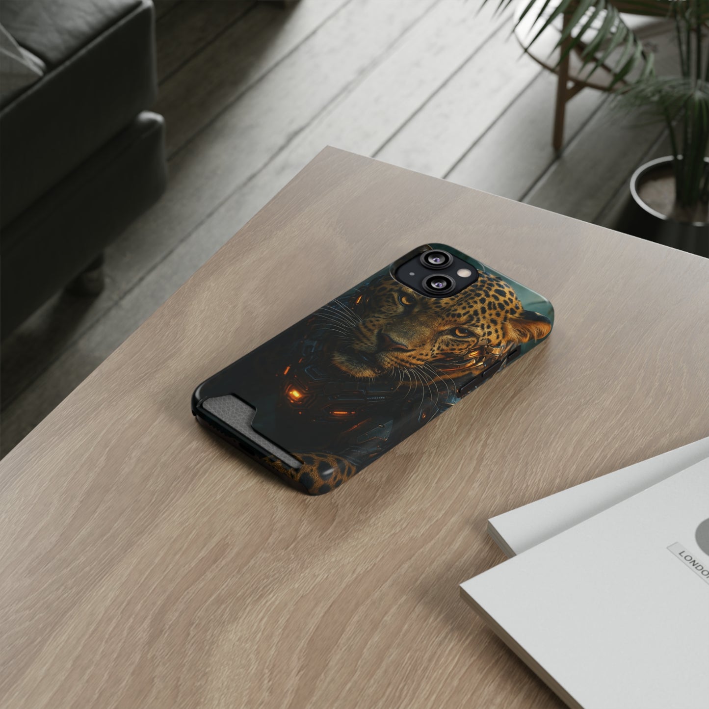 Ember Prowl • Apple iPhone 13 • MagSafe® Tough Case with Card Holder
