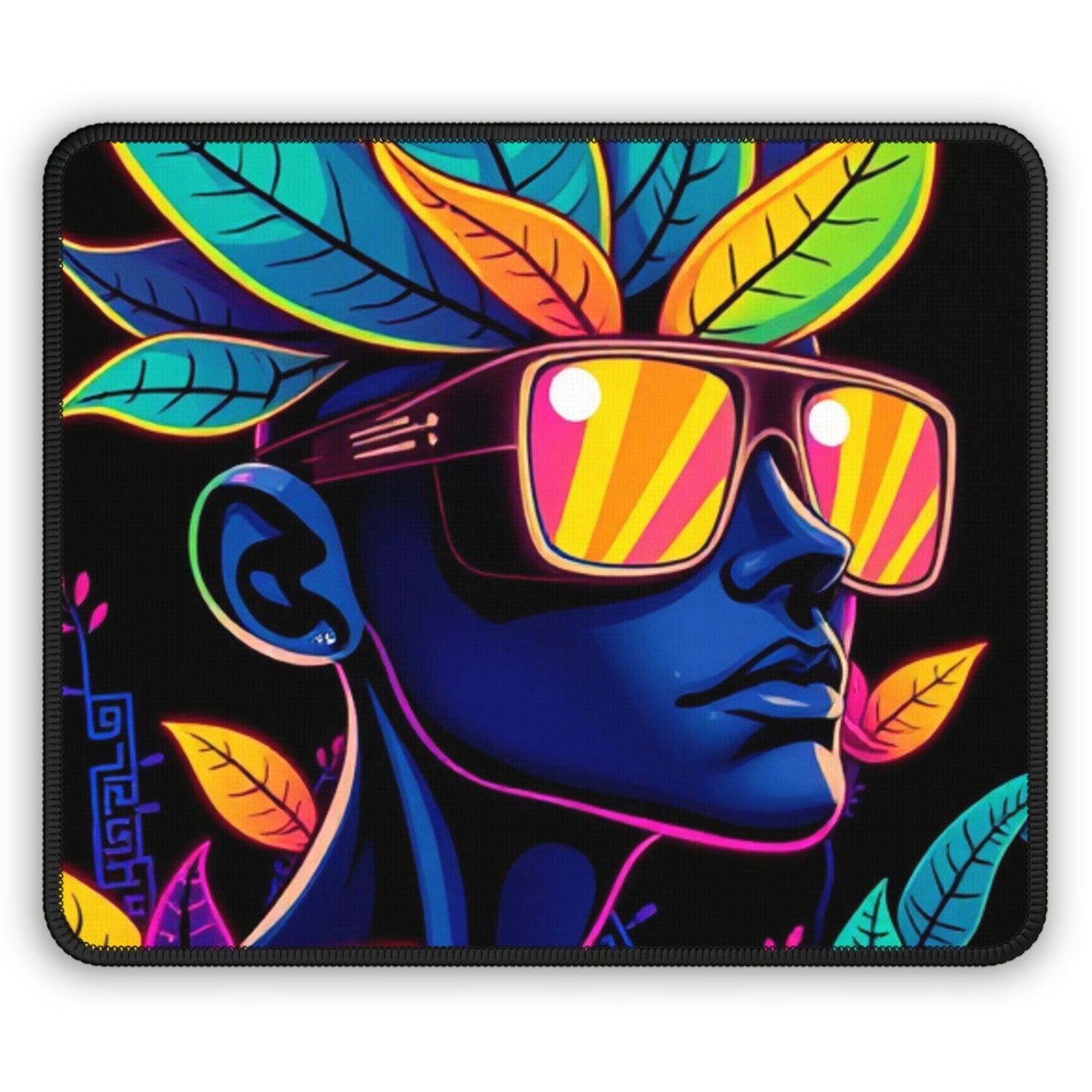 Neon Punk • Eco-Friendly Gaming Mouse Pad