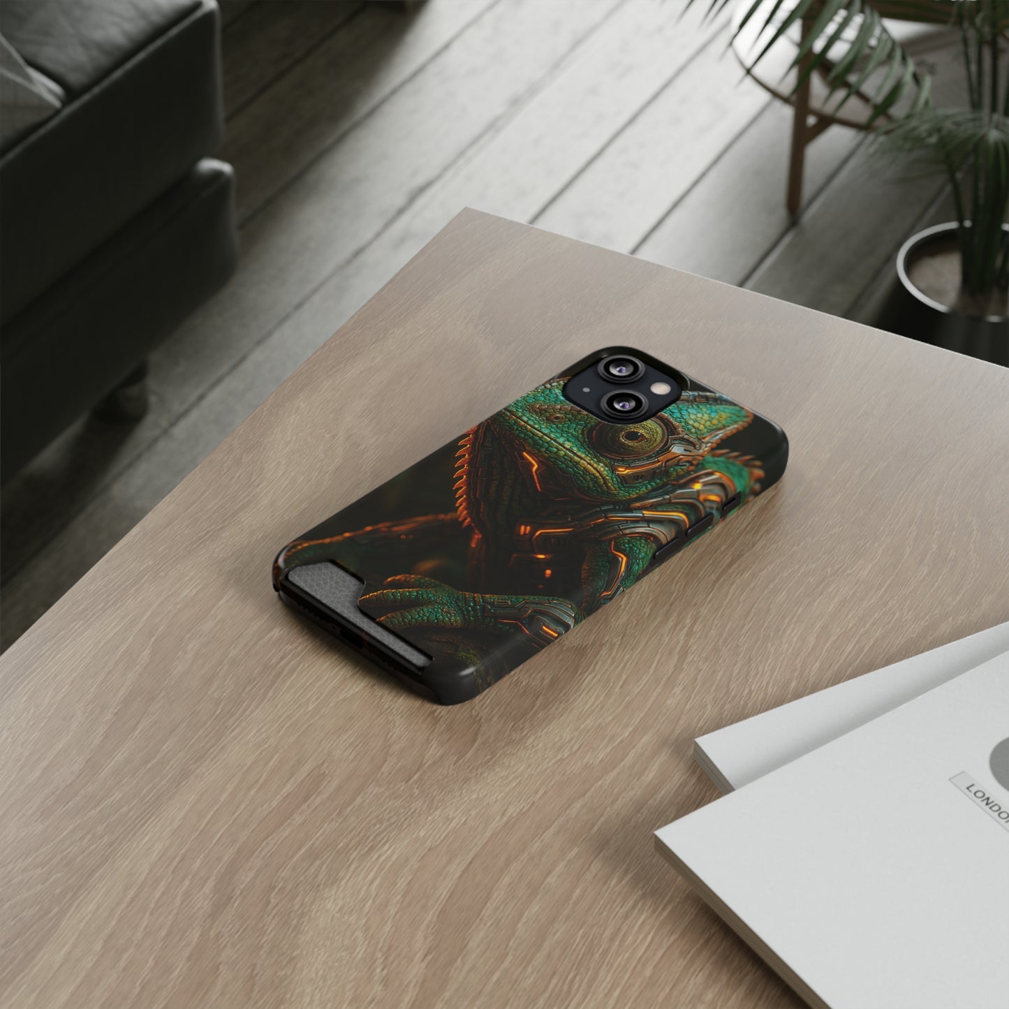 Cipher Cham • Apple iPhone 13 • MagSafe® Tough Case with Card Holder