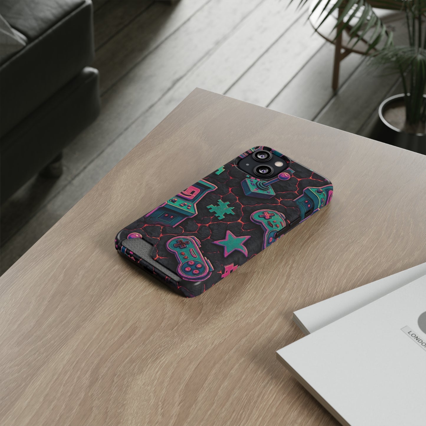 Volcanic Arcade • Apple iPhone 13 • MagSafe® Tough Case with Card Holder
