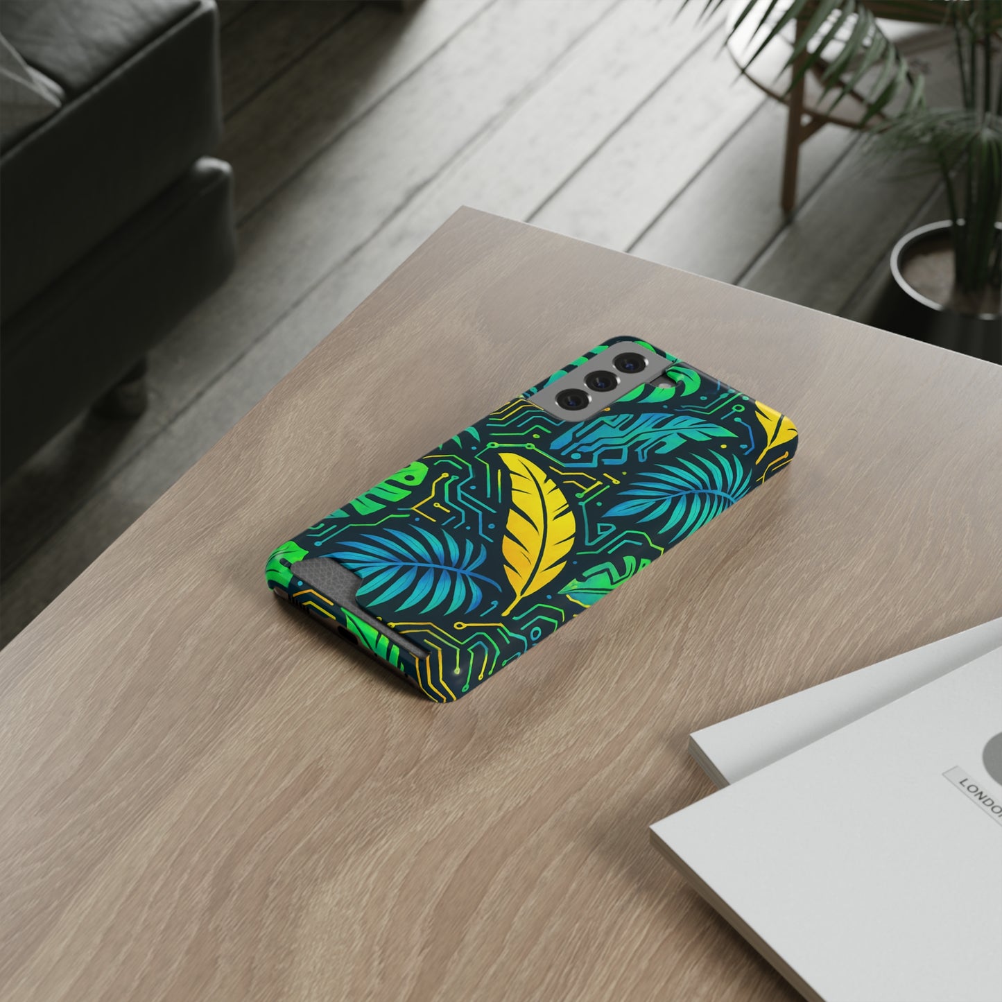 Cyber Tropics • Samsung Galaxy S21 • MagSafe® Tough Case with Card Holder