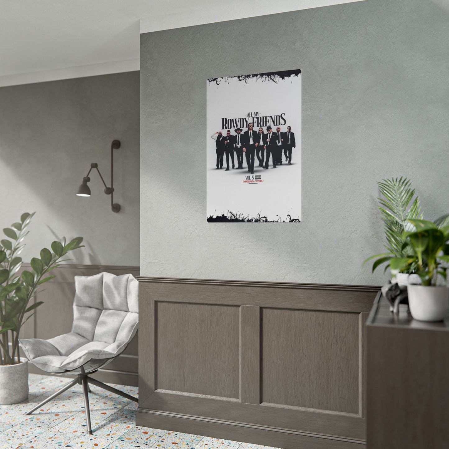 All My Rowdy Friends - Jon Conner X BHP Collab - Wall Poster