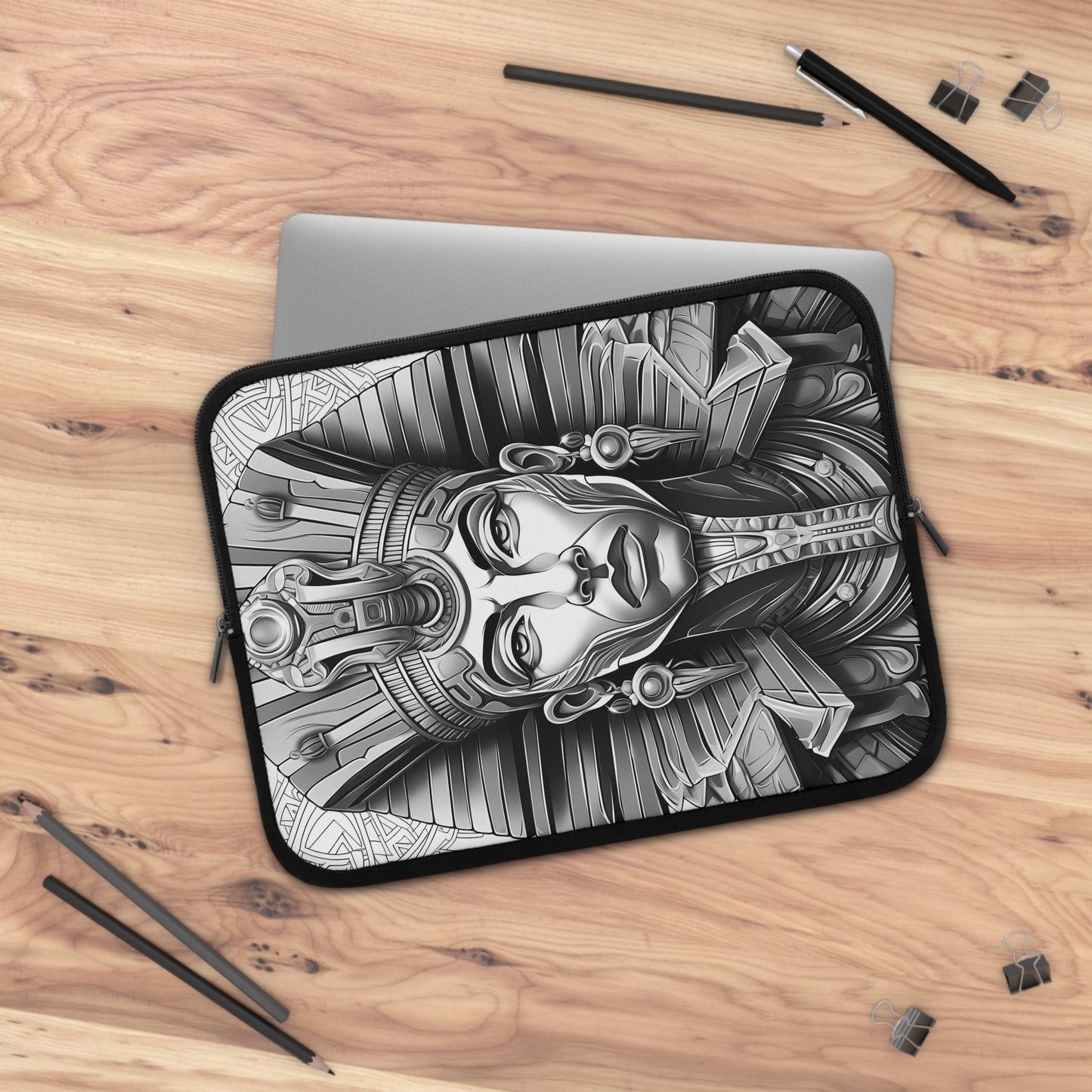 Throne of the Architect • Dual Zipper Laptop Sleeve