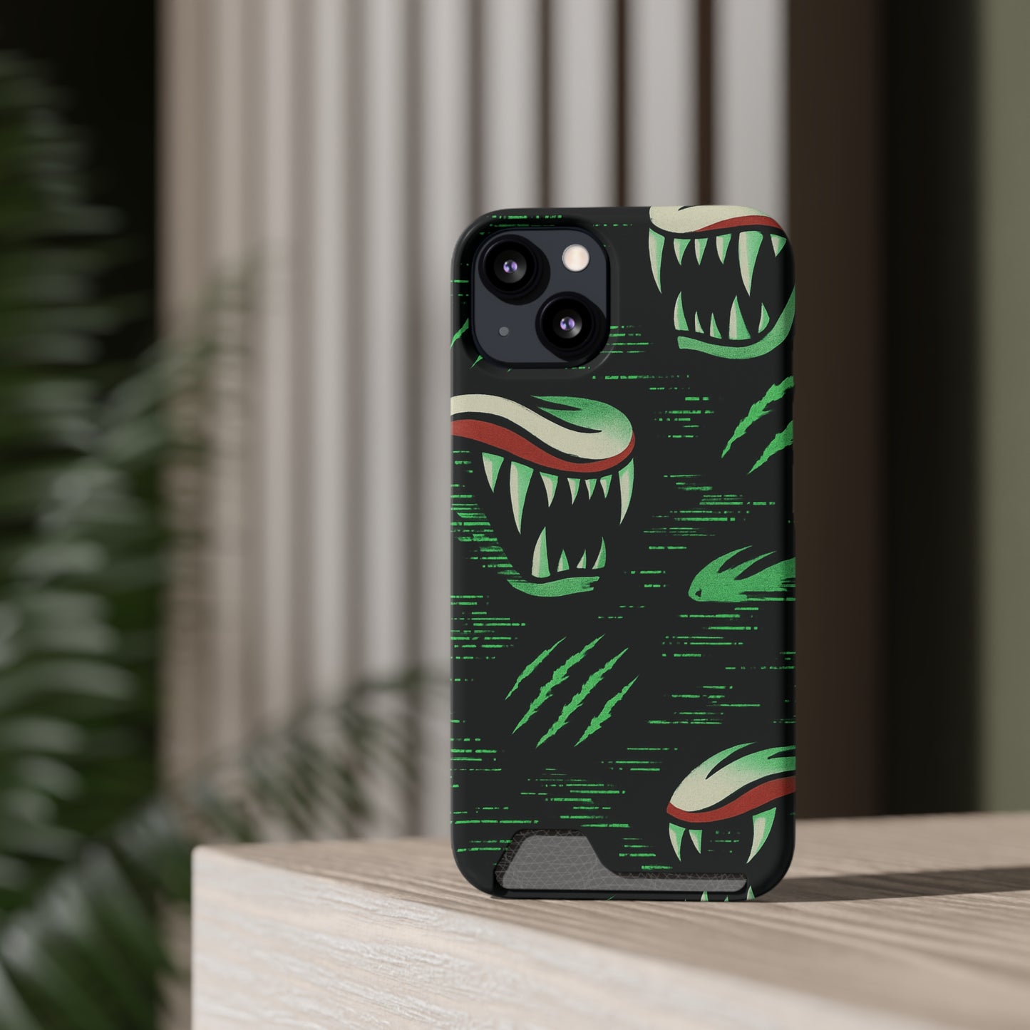 Viscous Glitch• Apple iPhone 13 • MagSafe® Tough Case with Card Holder