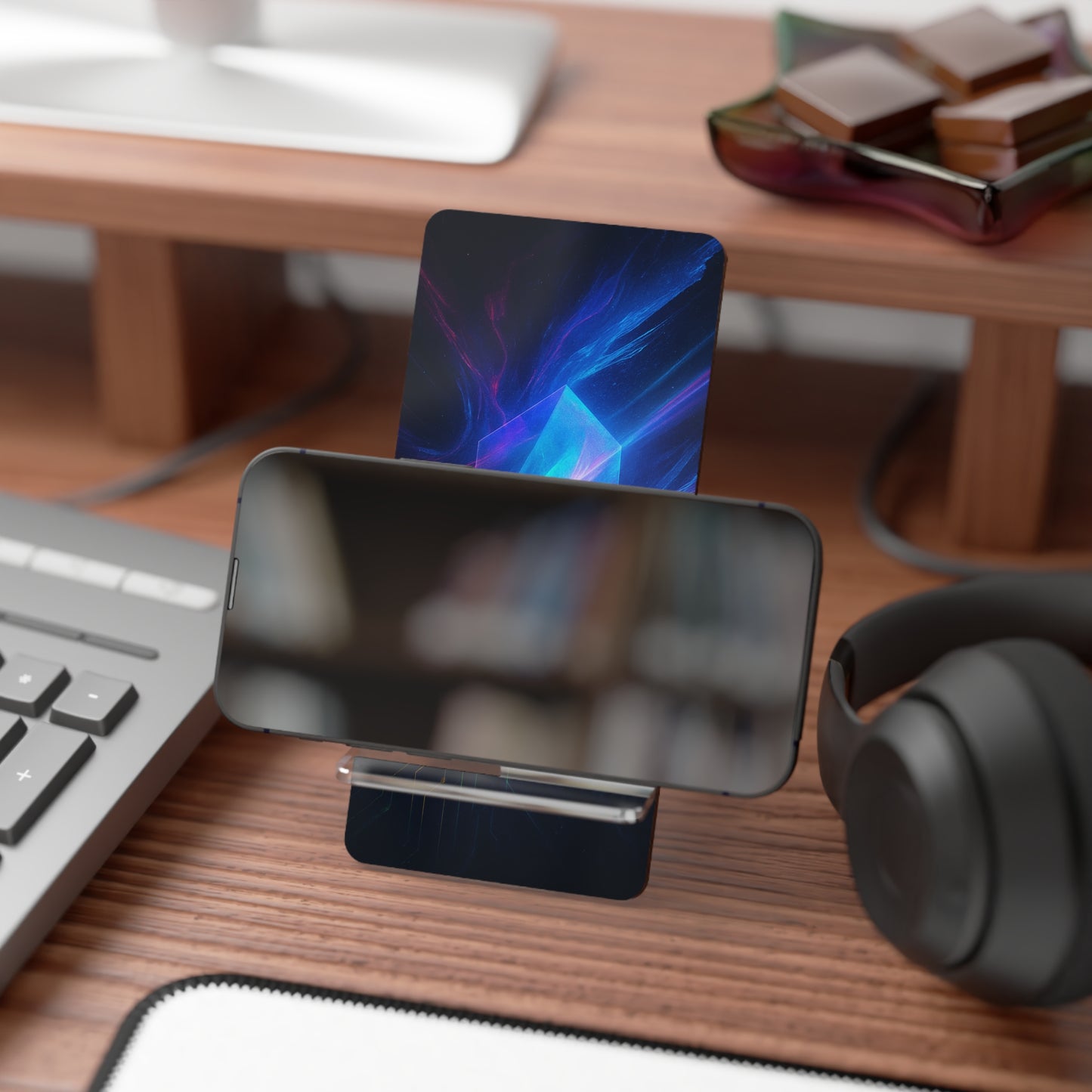 Crystal Silicone • Smartphone Display Stand