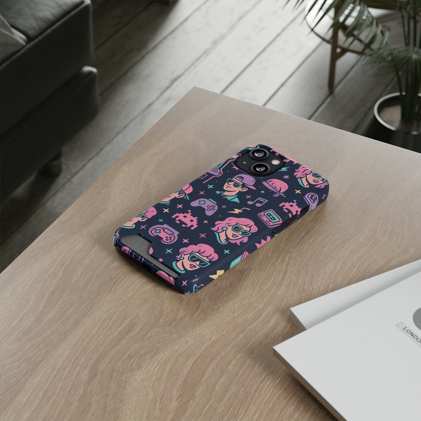 Retro Life • Apple iPhone 13 • MagSafe® Tough Case with Card Holder