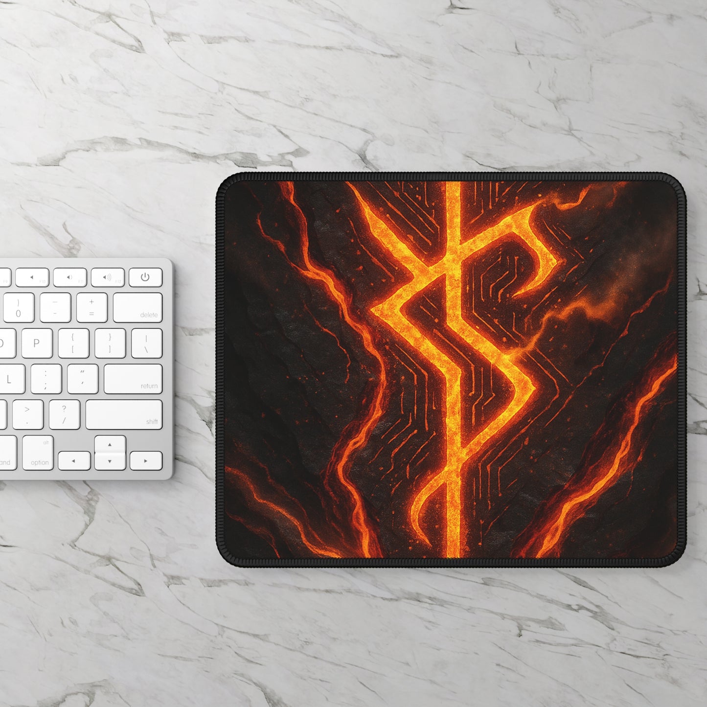 Molten Glyph • Eco-Friendly Gaming Mouse Pad