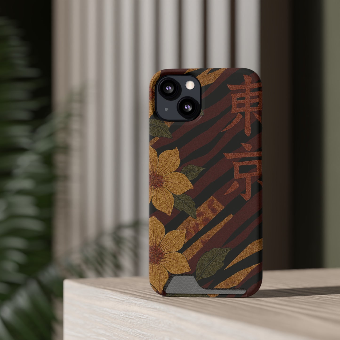 Tiger Petal • Apple iPhone 13 • MagSafe® Tough Case with Card Holder