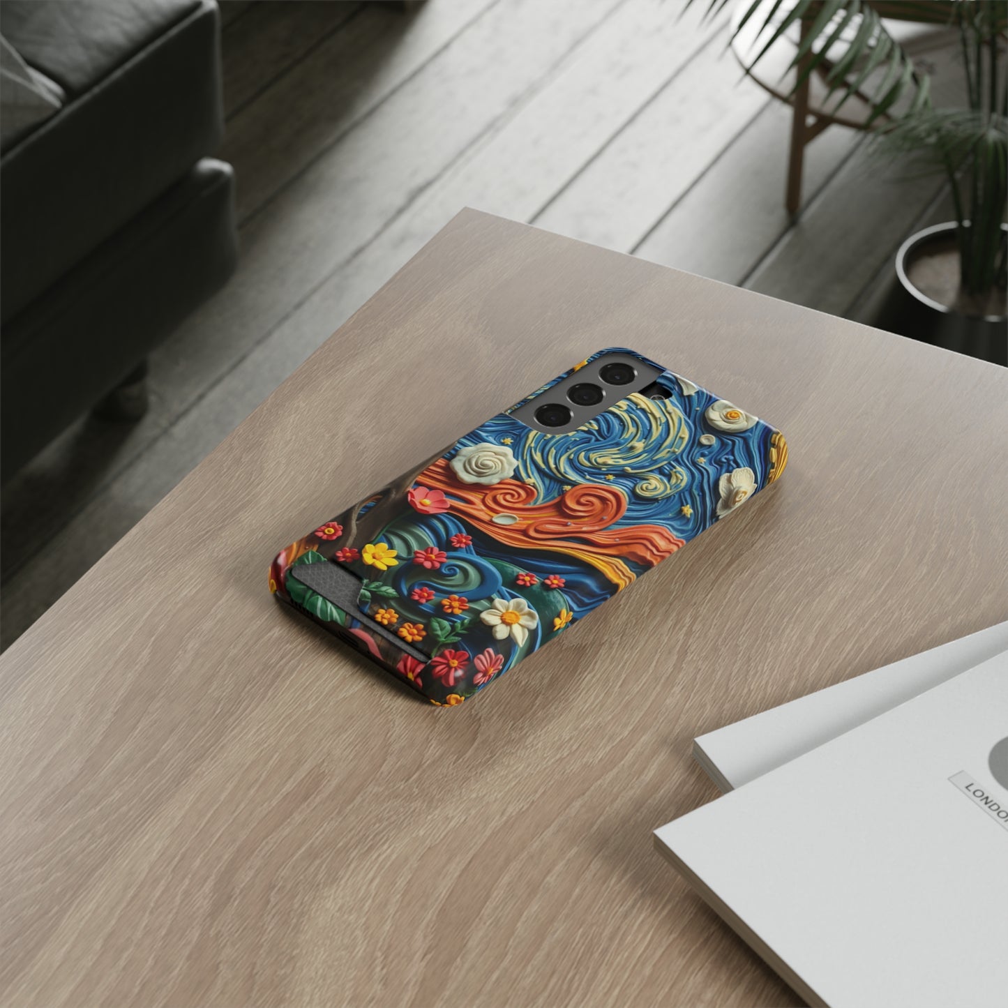 Pastel Paradise • Samsung Galaxy S22 • MagSafe® Tough Case with Card Holder