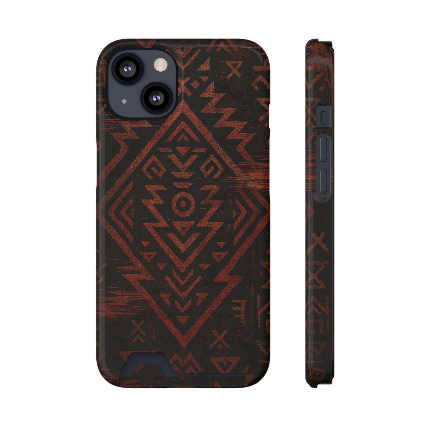 Tribal Glitch • Apple iPhone 13 • MagSafe® Tough Case with Card Holder