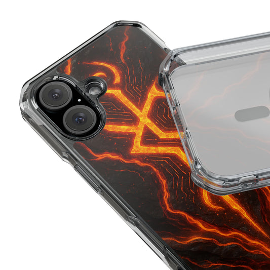 Molten Glyph • Apple iPhone 16 • MagSafe® Clear Case