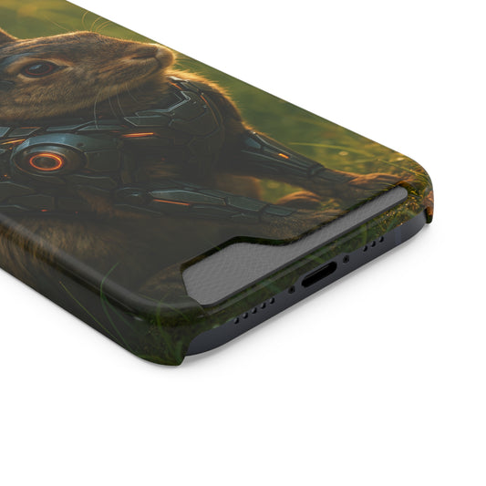 Chrome Hopper • Apple iPhone 13 • MagSafe® Tough Case with Card Holder