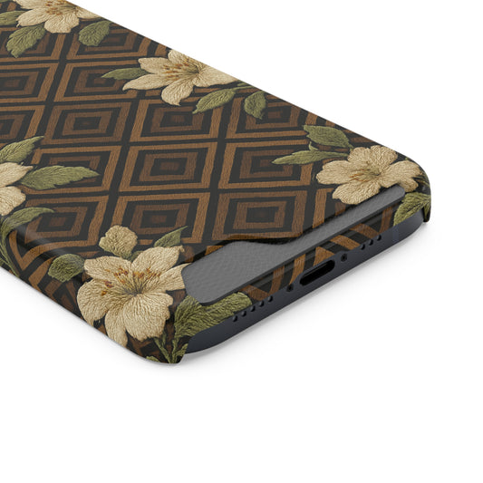 Velvet Bloom • Apple iPhone 13 • MagSafe® Tough Case with Card Holder