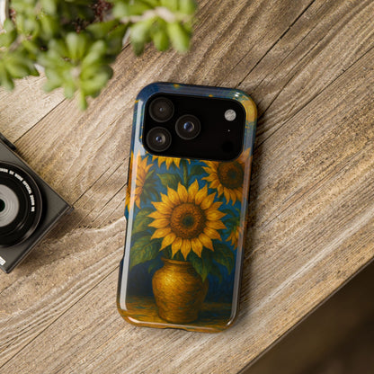 Sunflower Nights • Apple iPhone 17 Pro • MagSafe® Tough Case