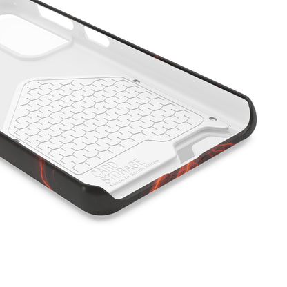 Molten Glyph • Samsung Galaxy S21 • MagSafe® Tough Case with Card Holder