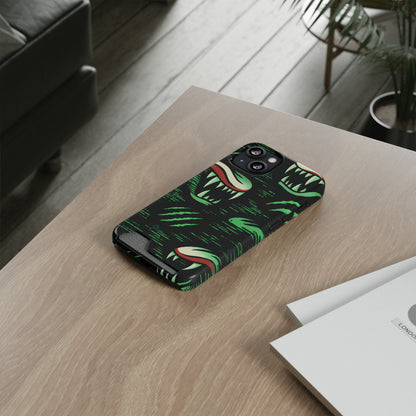 Vicious Glitch • Apple iPhone 13 • MagSafe® Tough Case with Card Holder
