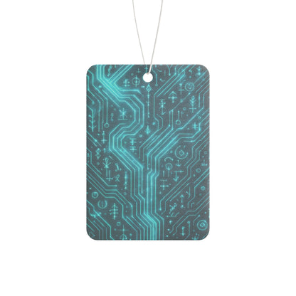 Circuit Glyph • Car Air Freshener