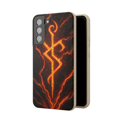 Molten Glyph • Samsung Galaxy S22 Eco-Friendly Phone Case