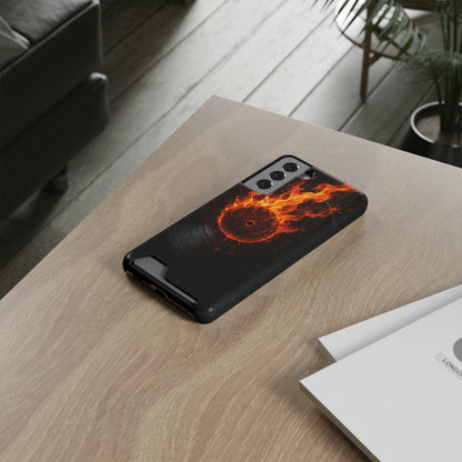 Vinyl Inferno • Samsung Galaxy S21 • MagSafe® Tough Case with Card Holder