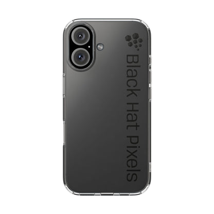 Black Hat Pixels • Apple iPhone 16 • Clear Case