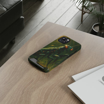Iron Mantis • Apple iPhone 13 • MagSafe® Tough Case with Card Holder