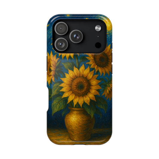 Sunflower Nights • Apple iPhone 17 Pro • MagSafe® Tough Case
