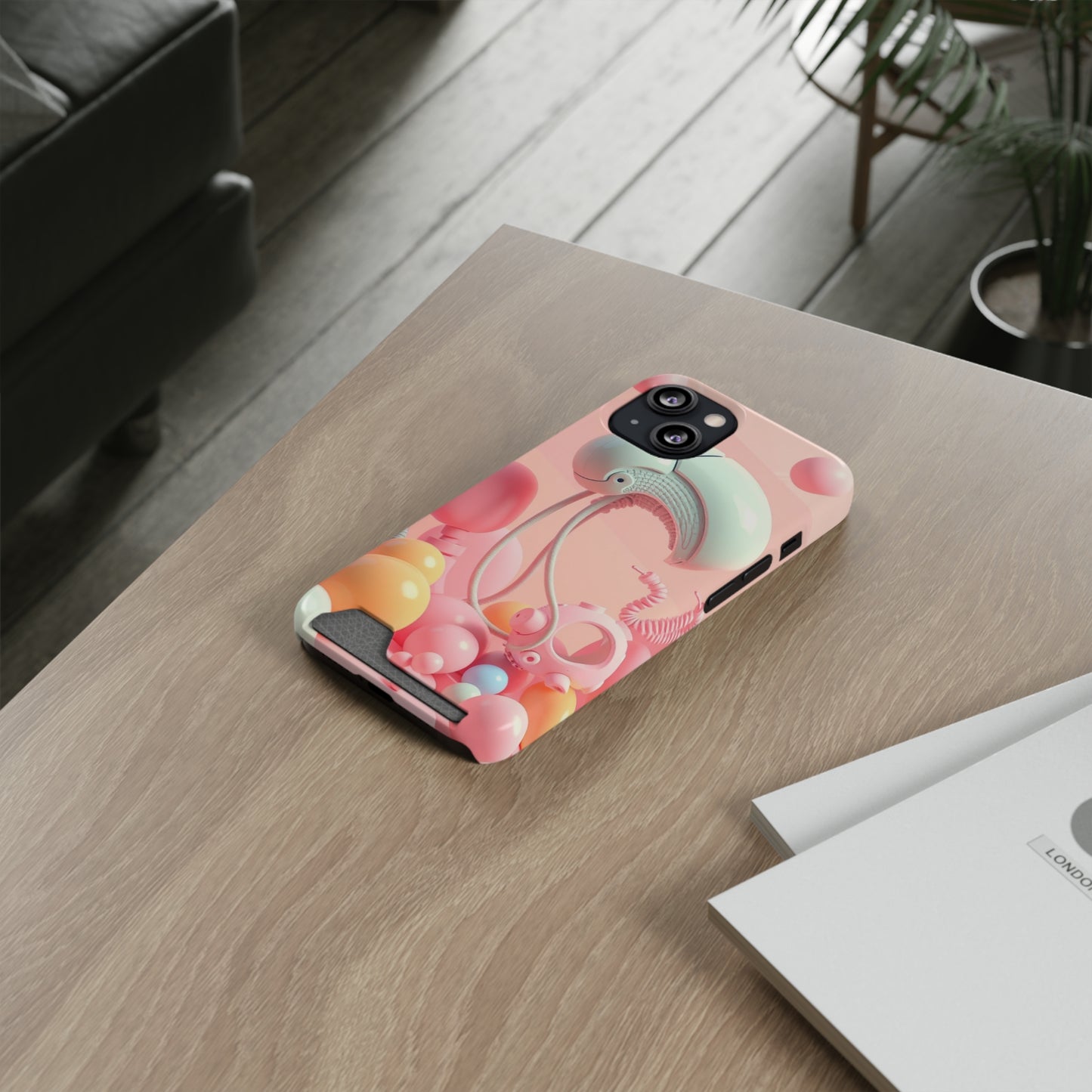 Alien Trinkets • Apple iPhone 13 • MagSafe® Tough Case with Card Holder
