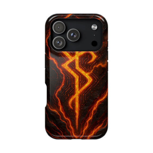 Molten Glyph • Apple iPhone 17 Pro • MagSafe® Tough Case