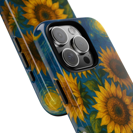 Sunflower Nights • Apple iPhone 16 Pro • MagSafe® Tough Case