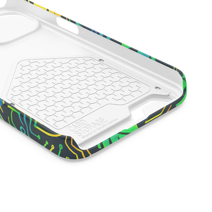 Cyber Tropics • Apple iPhone 13 • MagSafe® Tough Case with Card Holder