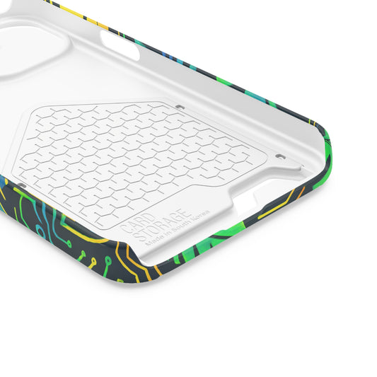 Cyber Tropics • Apple iPhone 13 • MagSafe® Tough Case with Card Holder