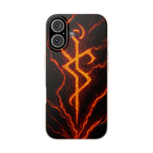 Molten Glyph • Apple iPhone 16 Eco-Friendly Phone Case