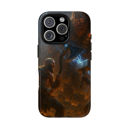 Boss Battles • God of War • Apple iPhone 16 • MagSafe® Tough Case