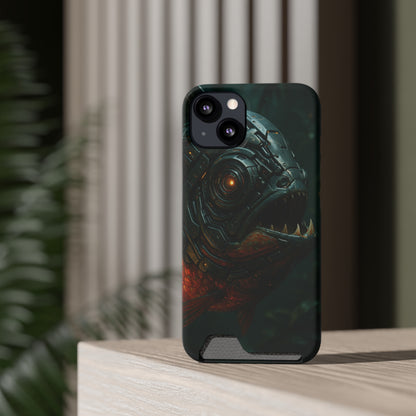 Crimson Bite • Apple iPhone 13 • MagSafe® Tough Case with Card Holder