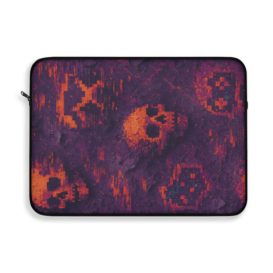 Death Glitch • Single Zipper Laptop Sleeve
