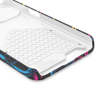 Neon Reaper • Apple iPhone 13 • MagSafe® Tough Case with Card Holder