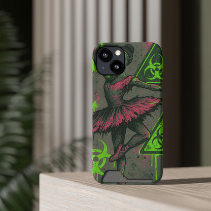Biohazard Ballerina • Apple iPhone 13 • MagSafe® Tough Case with Card Holder