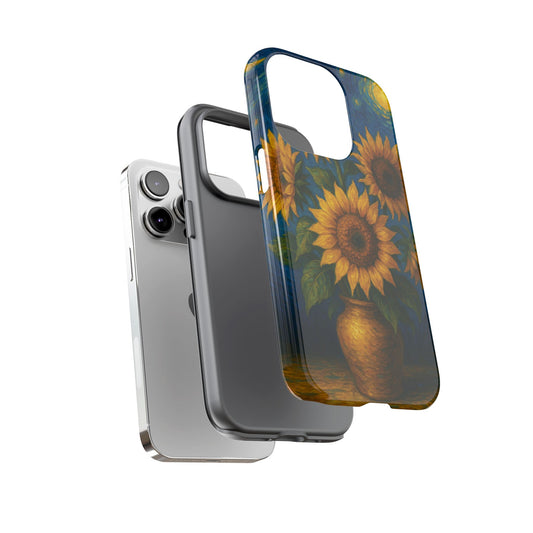 Sunflower Nights • Apple iPhone 14 • MagSafe® Tough Case